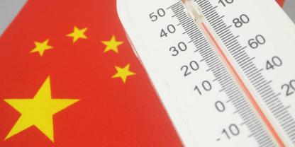 Auch in China setzte eine Hitzewelle Landwirte unter Druck.