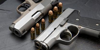 45 illegale Pistolen, die für Deutschland bestimmt waren, sind beschlagnahmt worden (Symbolbild).