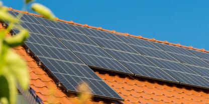 PV-Anlage auf einem Hausdach