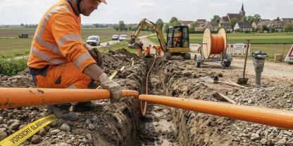 Der Breitband-Netzausbau auf dem Land geht noch immer sehr langsam voran.