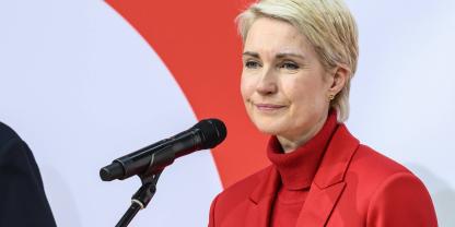Manuela Schwesig ist seit Juli 2017 Vorsitzende der SPD Mecklenburg-Vorpommern und Ministerpräsidentin des Landes Mecklenburg-Vorpommern.