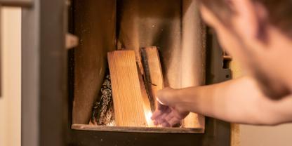 holz heizen