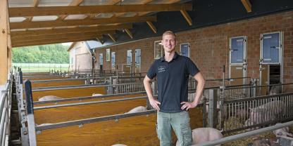Eike Alswede könnte bester Jung-landwirt Deutschlands werden.