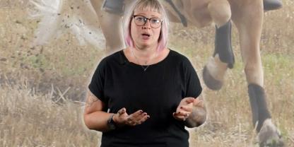 Reiten auf dem Stoppelfeld ist nicht einfach so erlaubt.