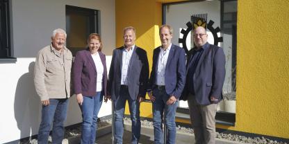 v.li. Stefan Marx (BLU-Präsidium), Saskia Thun (BLU-Präsidium), Rainer Weerda, Rainer Strompen (Präsident BLU-Präsidium), Dirk Hasse (Vizepräsident BLU-Präsidium).