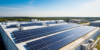 Die Spedition Greilmeier aus Bayern hat in eine große Photovoltaikanlage, einen Batteriespeicher und Elektro-Lkws investiert. Doch kann das Unternehmen, gerade wenn viel Sonne scheint, ihren eigenen Solarstrom nicht nutzen. (Symbolbild)