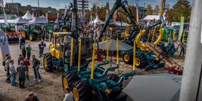 Forstmaschinen zum Anfassen: 42.000 Besucher nutzten Mitte Oktober 2026 die Gelegenheit, sich in München über den geballten Stand der Technik zu informieren.